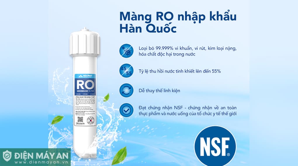 Máy lọc nước Hòa phát HPR556